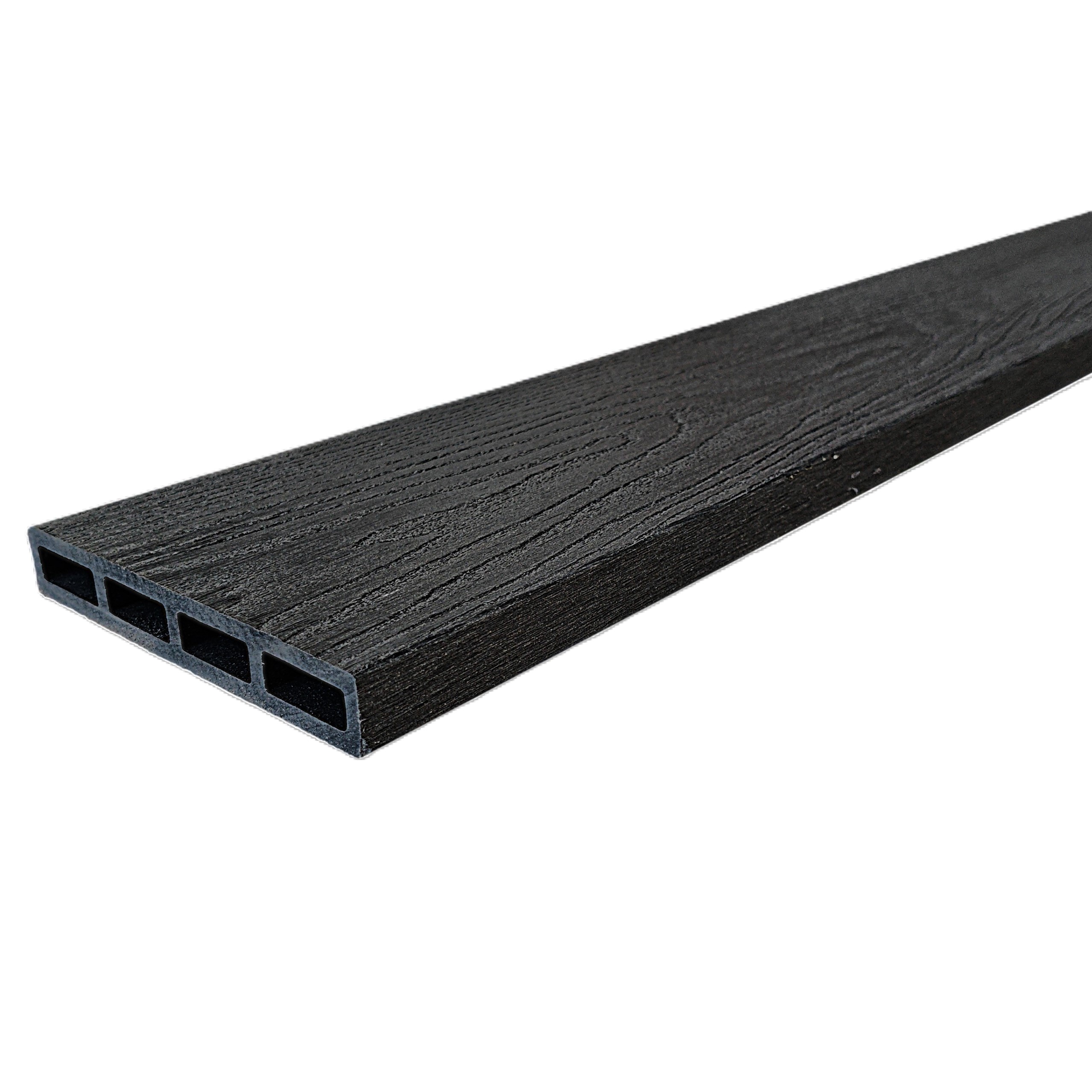 BLACK WOOD 13 CM WITH 3D WOOD IMPRESSION