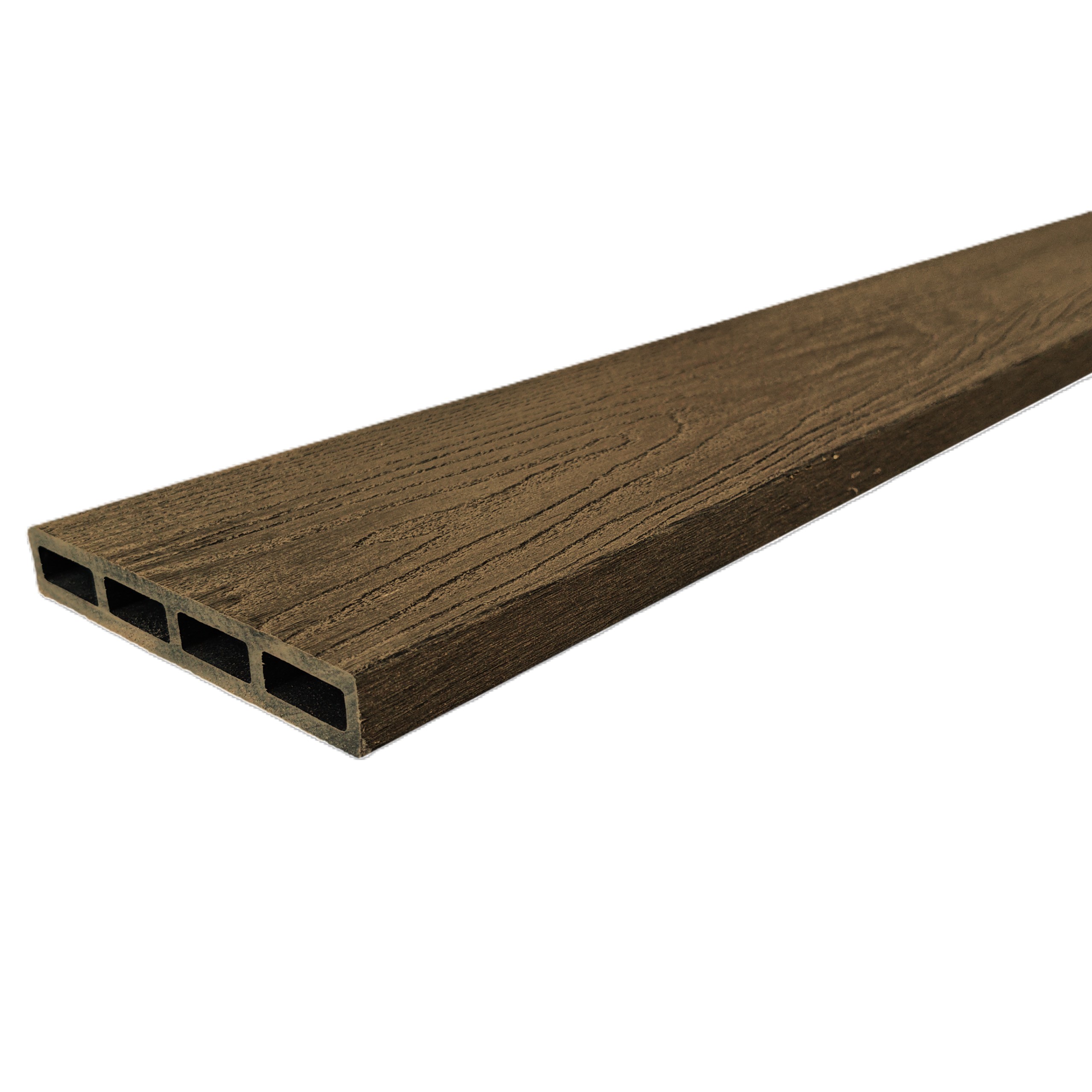 BROWN WOOD 13 CM WITH 3D EMBOSSED WOOD GRAIN