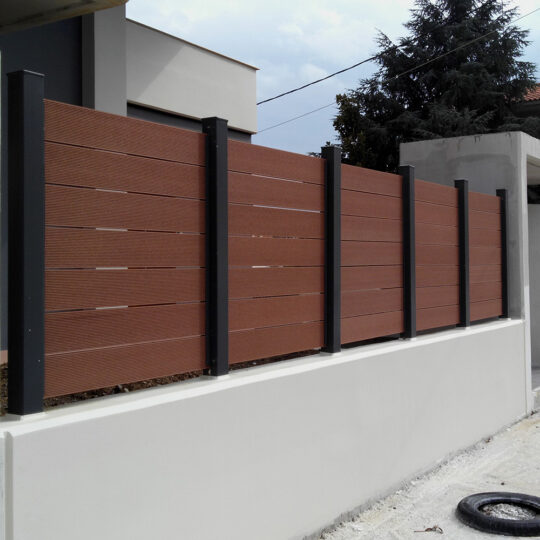 Σανίδα Περίφραξης WPC 15cm Γραμμωτή