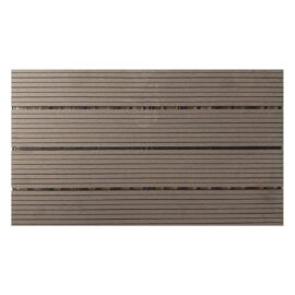MAROON WPC TILE WITH GROOVED LINES