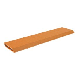 TEAK 12 CM WPC FENCING SLEEK INCLINED BOARD