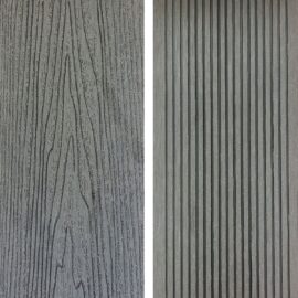 WPC Wood Impression 3D Light grey color