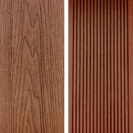 WPC Wood 3D Impression Light Brown