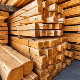 Italian Chestnut Timber Beams